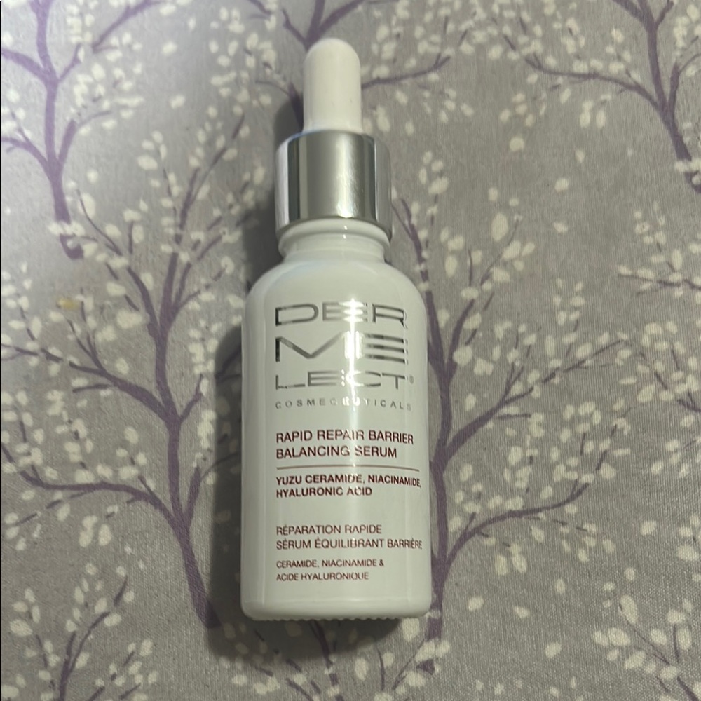 White Skincare Serum with Dropper Cap